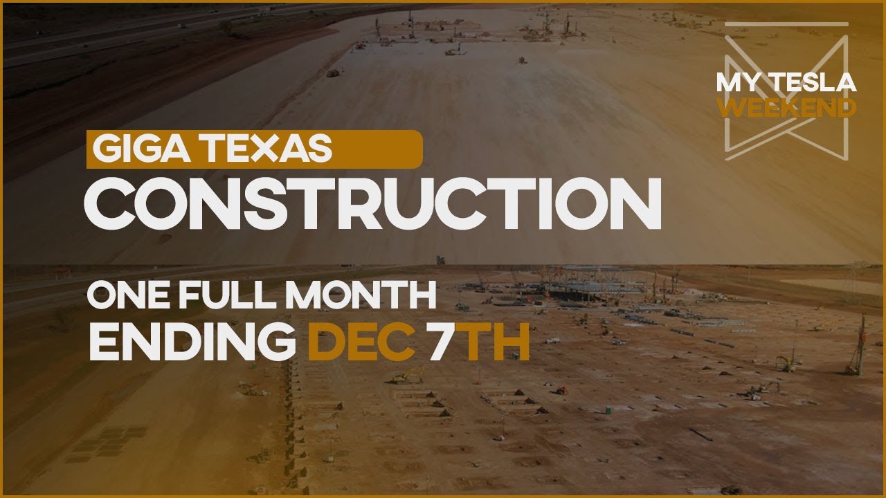 Full Month of Giga Texas factory progress