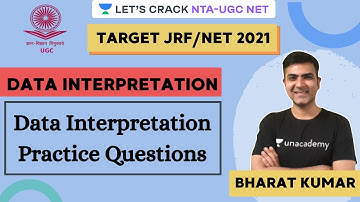 Data Interpretation Practice Questions | Target NTA-UGC NET Paper-1 for 2020/2021 | Kumar Bharat
