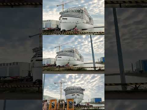 MSCWorldAmerica We Recently Visited The Shipyard To Check In On Progress 