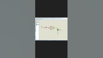"NOT logic" with NAND gale with Proteus #logiccircuit #electrical