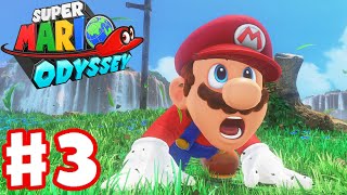 Super Mario Odyssey Switch Walkthrough Part 3 Lake & Wooded Kingdom  (Mario)