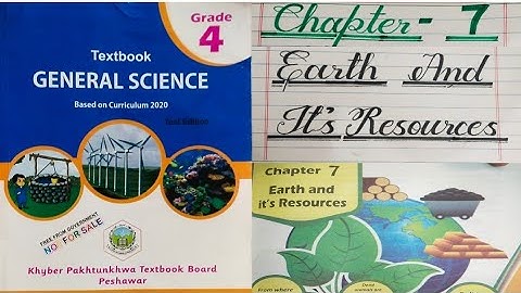 Class 4 Chapter 7 Earth and it