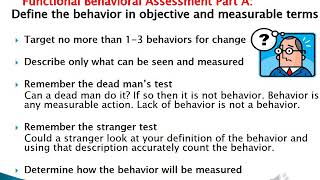 The Twelve Step Plan to Developing Better Behavior Intervention Plans  Part I