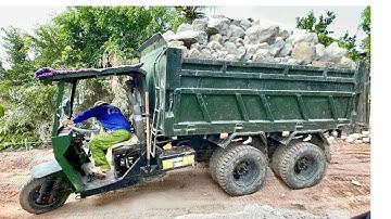 Công nông khổng lồ giá rẻ chở cát | Máy xúc múc cát | Ô tô tải ben chở cát | #Excavator truck