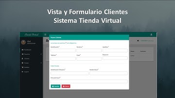 100 - Sistema Clientes - Vista Clientes (Tienda Virtual en MVC, PHP, MySQL, POO, PDO)