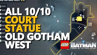All Court Statue Old Gotham West - Batcave Trophy LEGO Batman Legacy of the Dark Knight