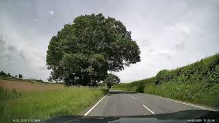 Slow TV - 4k - Wales by Road - Powys - Llandrindod Wells to Llandovery - 28 miles - 42 min