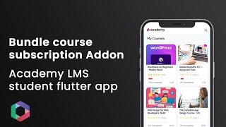 Bundle course subscription aadon of Academy LMS student flutter app screenshot 4