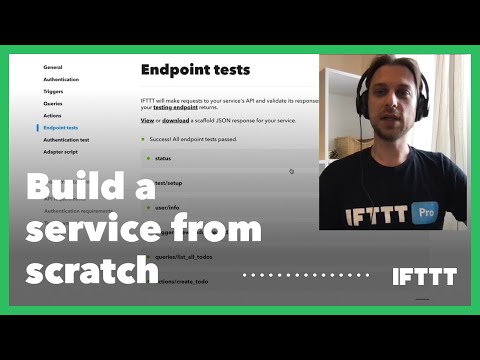 How to build an IFTTT integration - Introduction