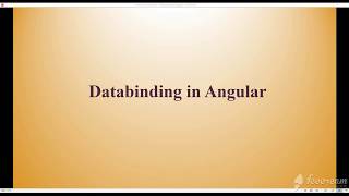 Databinding in Angular / Two way binding in Angular