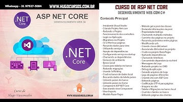 Curso de ASP NET Core - Aula 08 - CSharp e Html nas páginas