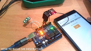 Turn on Led With Esp8266 & Arduino Through Web | See description how to build.