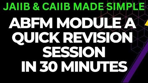 QUICKLY REVISE ABFM MODULE A IN 30 MINUTES || FOR PDF PLS WHATSAPP ON 8292857381