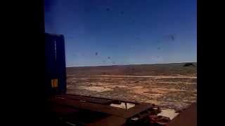 Nullabor plains - passing freight trains