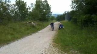 Petite Course En Quad Et Vélo