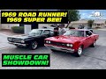 A Muscle Car Showdown! 1969 Plymouth Road Runner & Dodge Super Bee!