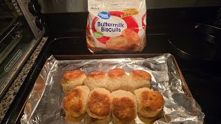 Great Value Buttermilk Biscuits Review! MEGA MEGA DELICIOUS AND FLUFFY!