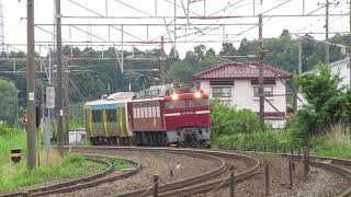 配8380レ EF81-134牽引 キハE130-110KY入場