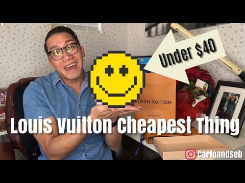 Louis Vuitton Cheapest Thing Unboxing | Under $40 | Carlo&Seb - YouTube