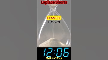laplace transform of (t^n)/n! with example using table
