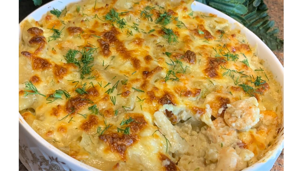 احلى مكرونة وايت صوص بالجمبري و الطعم حكاية 🔥😍