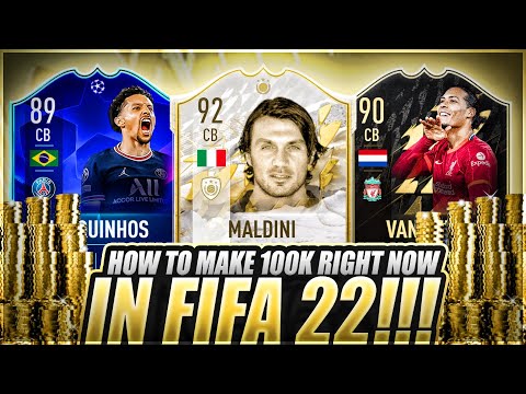 HOW TO MAKE 1K EVERY MINUTE ON FIFA 22! EASIEST WAY TO MAKE COINS! BEST TRADING METHOD ON FIFA 22!