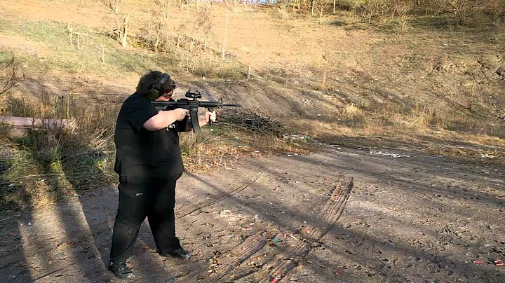 Shooting my AR15 filmed using a NEXUS 6P at 240 FPS