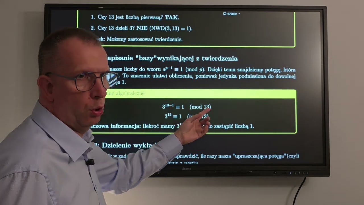Małe twierdzenie Fermata zadanie z teorii liczb