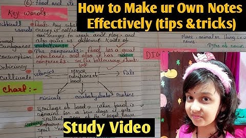 Study Hacks | How to make own Notes  Effectively |Best Study Hacks | Study Tricks Learnwithpriyanshi