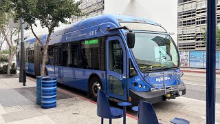 ⁴ᴷ⁶⁰ Santa Monica's Big Blue Bus 2011 NABI 60-BRT CNG #5315 on Route 3