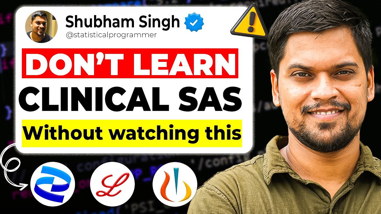 DON'T DO THIS While Learning SAS | How Not To Learn SAS | Clinical SAS ...