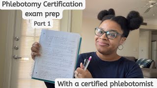 Phlebotomy Certification exam prep (Part1)