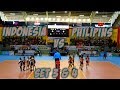 Indonesia vs Philippins - women's Volleyball | ASEAN School Games 2019, set 3 & 4