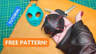 Free Pattern. How To Make An Alien Leather Keychain