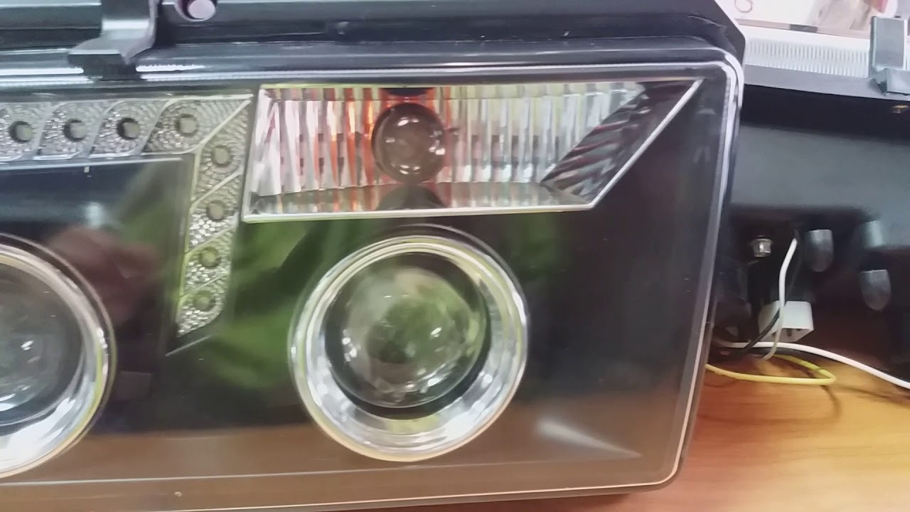 Фары Ваз 2107,2105 черные RS-09118 - YouTube