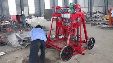 QMY4-45 mobile block machine/egg laying block making machine