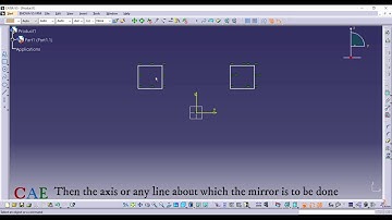 Mirror command | Part Design Module | Mechanical Design | CATIA V5 | CAE made easy