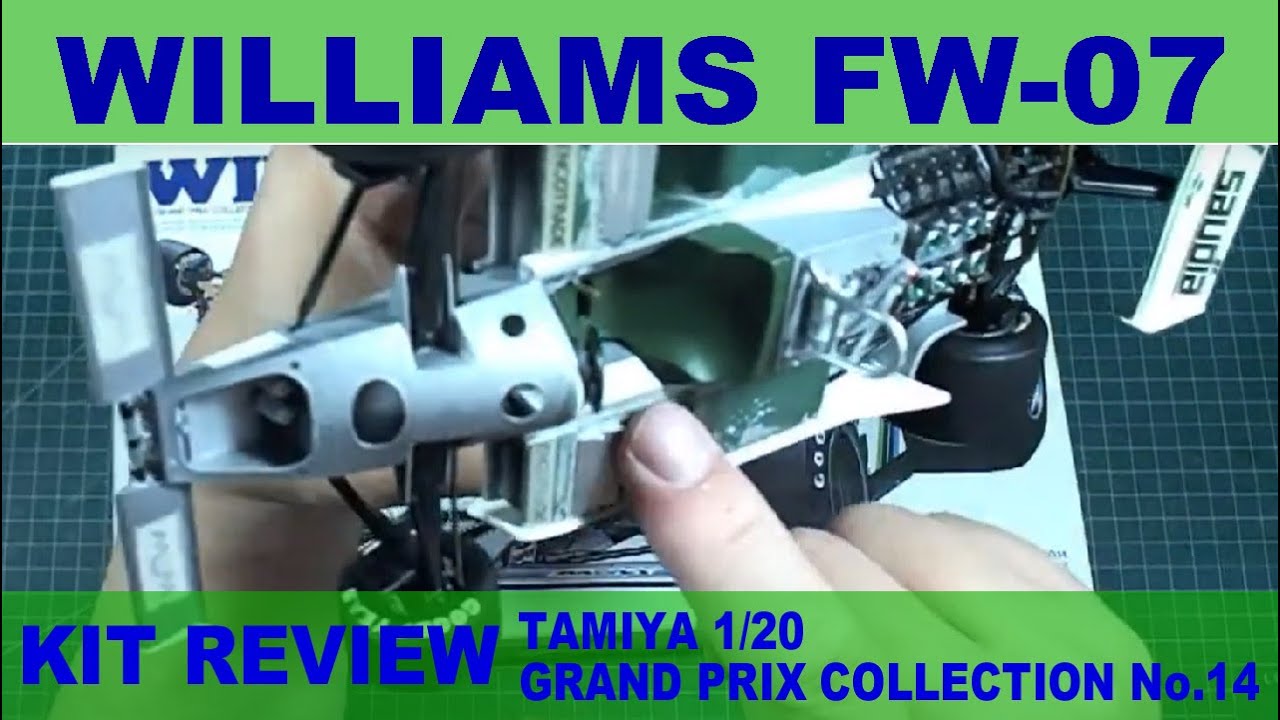 KIT REVIEW【TAMIYA 1/20 No.14】WILLIAMS FW-07 1/20 GRAND PRIX