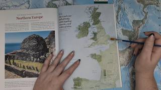 ASMR ~ Brushing Maps of World Civilizations! Mayan, Celtic, Malian, Polynesian, & More! Soft Spoken screenshot 5
