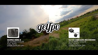 DJI O3 vs GoPro HERO 8 / Session 5 video comparison