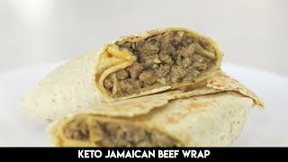 KETO JAMAICAN BEEF WRAPS