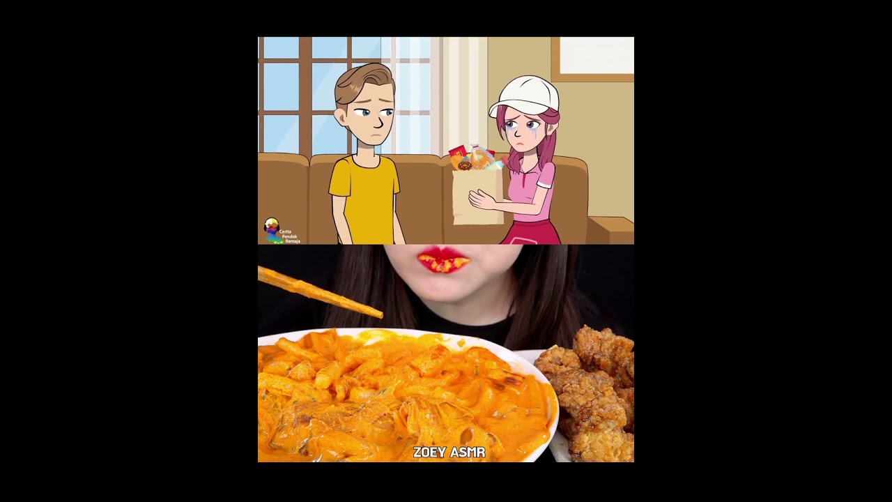 KERAKUSANKU MENGUBAHKU MENJADI TUKANG MUKBANG?? 😱😣 kisah pendek remaja x asmr