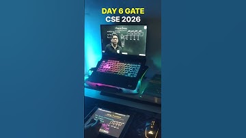 DAY 6 GATE CSE 2026 STUDY VLOG #iit #iisc #iitbombay  #gatecse #gate2026 #gatecse2026 #iitjee #iitcs