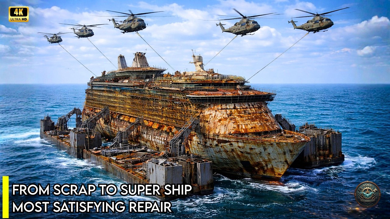 I Bought an Old Royal Caribbean Cruise Ship for $2,500 and Restored It to Millions |Oddly satisfying