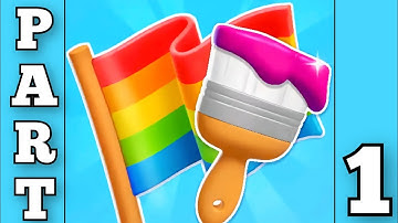 Flag Painters - Android iOS Mobile Gameplay Walkthrough All Levels Part 1