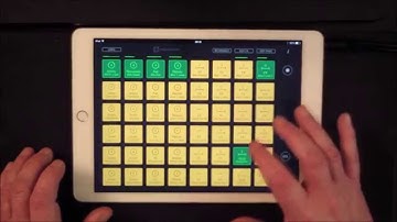 Novation LaunchPad, Zen Ambient Soundpack Demo for iPad