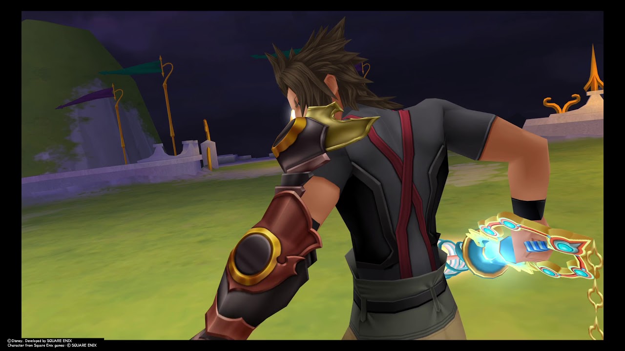 KH BBS Effect of Ice Slide on Unknown/Mysterious Figure AI