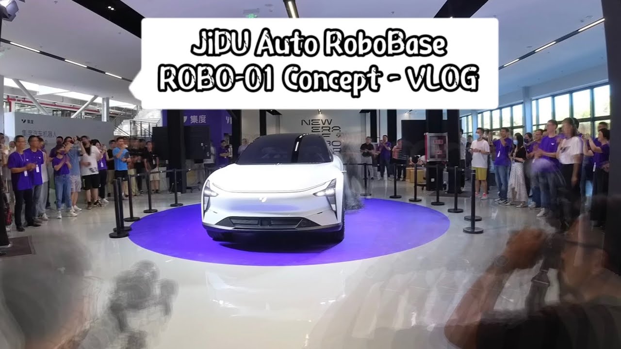 JiDU (GEELY x BAIDU) RoboBase & ROBO-01 Concept RoboCar - VLOG - YouTube