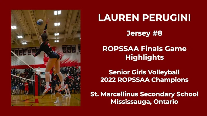 Sr. Girls ROPSSAA Finals Highlights | Lauren Perug...