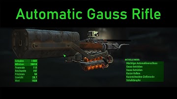 Fallout 4: Automatic WOUNDING (and instigating) Gauss Rifle